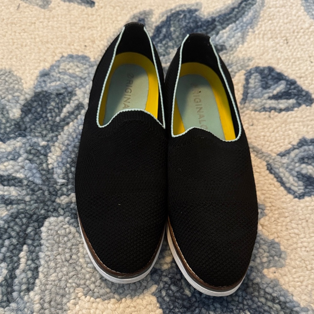 Cole Haan Black Women's Slip-On Sneakers